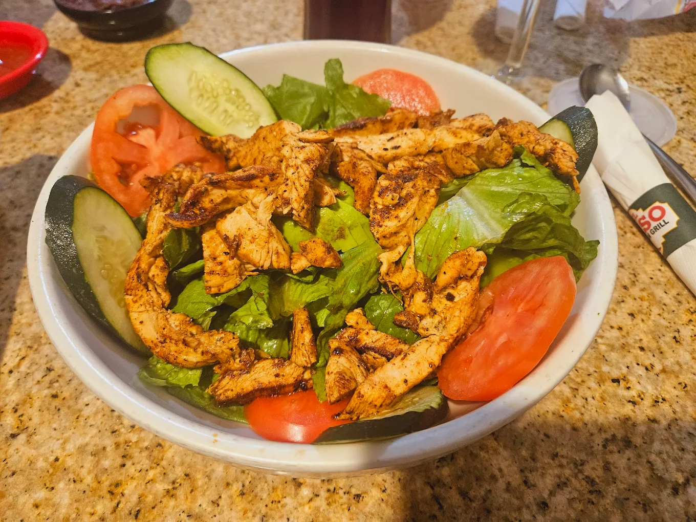 Fresh Avocado and Chicken Salad